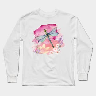 Abstract Dragonfly Long Sleeve T-Shirt